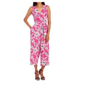 BEIGE by Eci -Floral Print Jumpsuit